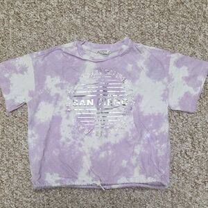 H&M Kids Lavender Tie-Dye Tee